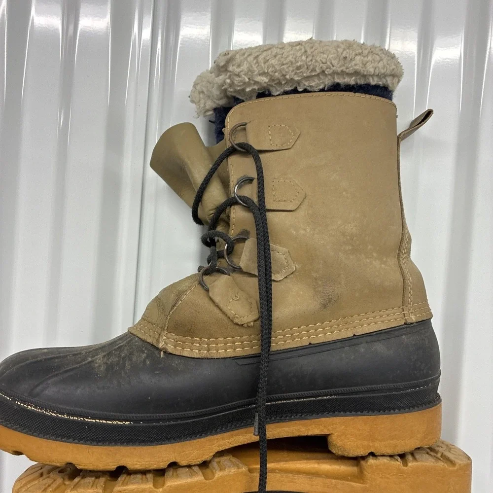 KAMIK MEN'S INSULATED WATERPROOF HUNTER DUCK BOOTS SIZE 9 M